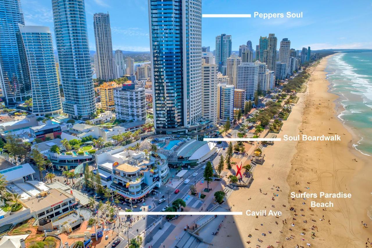 Soul Beachfront 3Brm Ocean View - Optimise Bnb Gold Coast Bagian luar foto